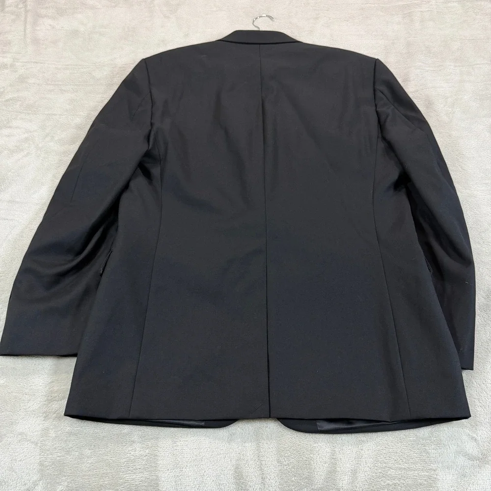 Lauren Ralph Lauren Mens 40R Black 100% Wool 2-Button Blazer Sport Coat 16390
